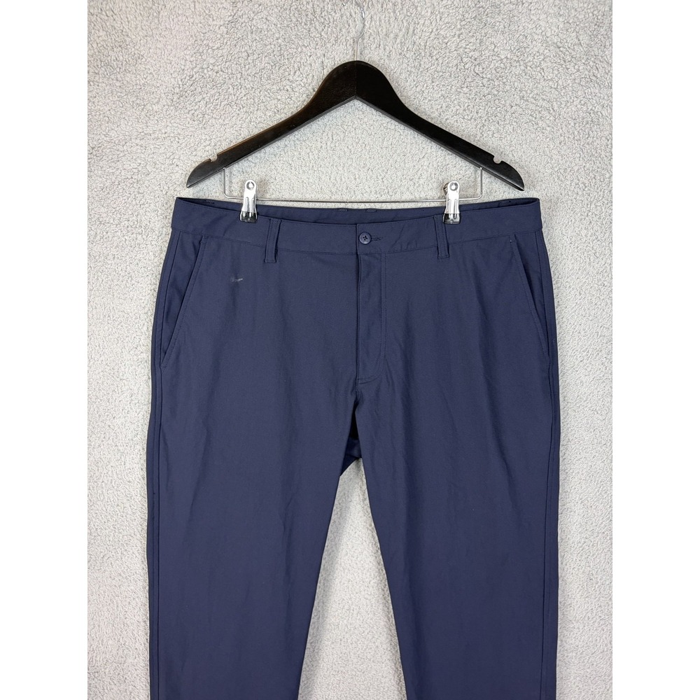 FootJoy Golf Pants Mens 38x32 Blue Polyester Twill Performance Pockets Casual